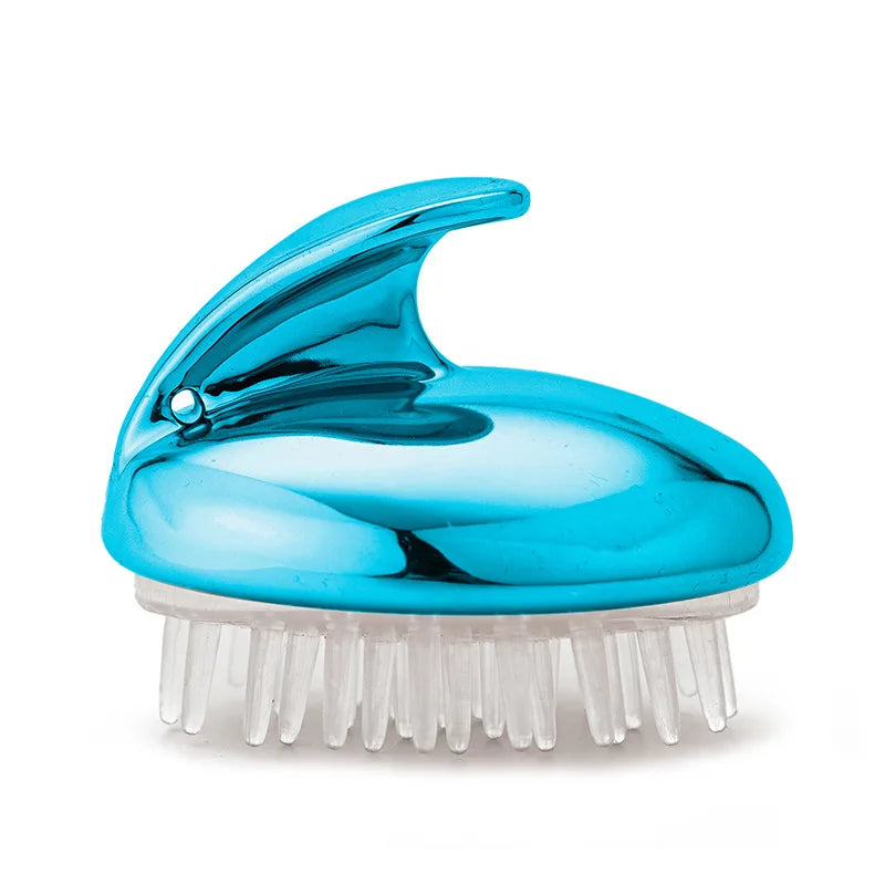 Brosse à shampooing en silicone pour cuir chevelu